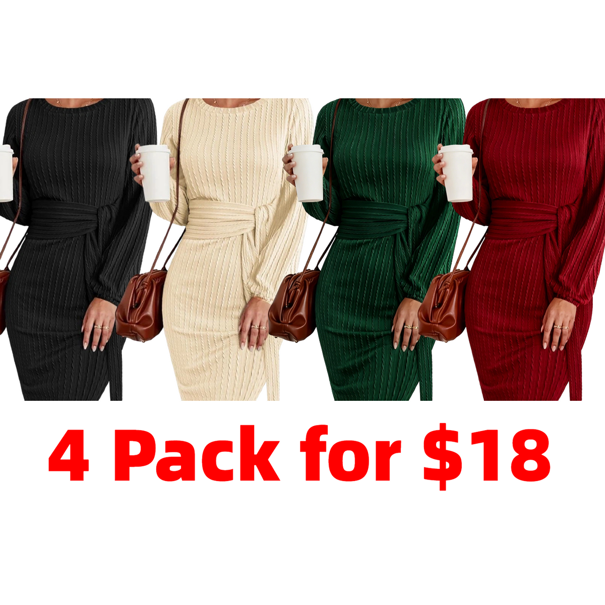 Women's Elegant Knit Dress
