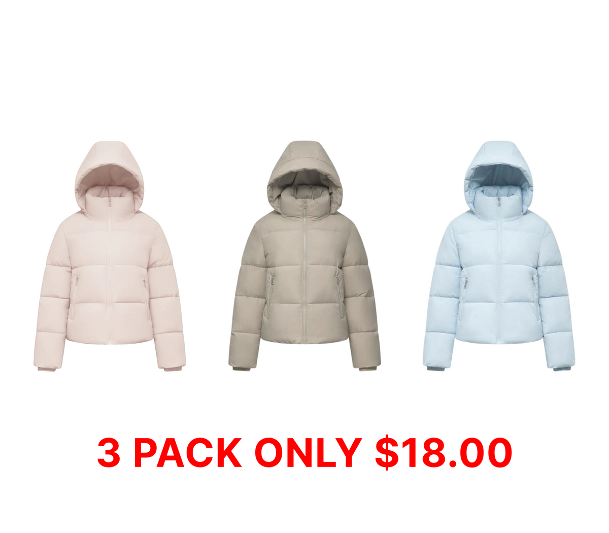 Womenswear Winter Comfort Minimalist Puffer Jackets