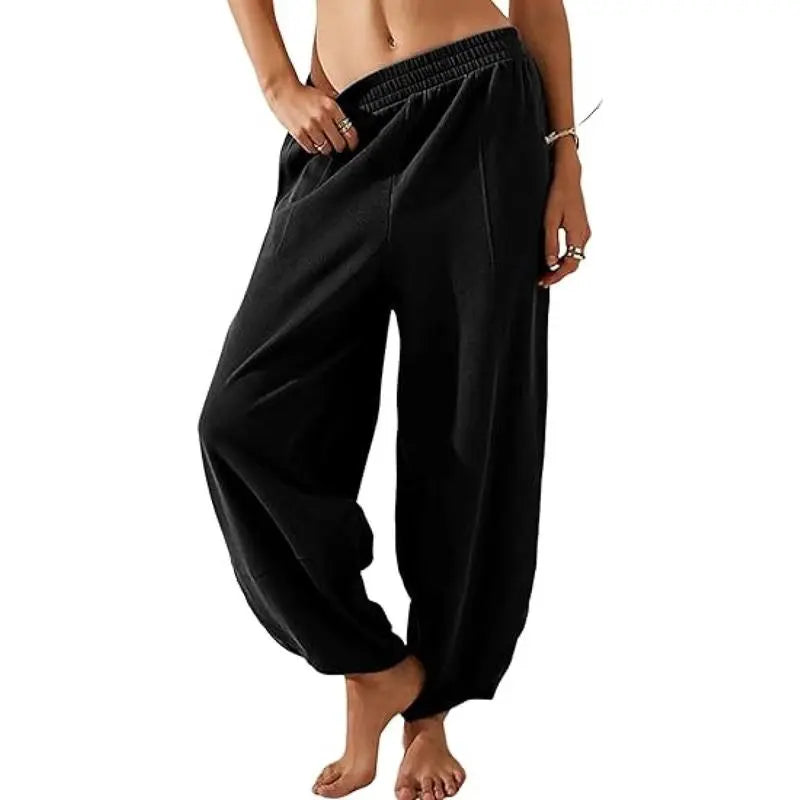 🔥8- PACK Women's Harem Barrel Pants