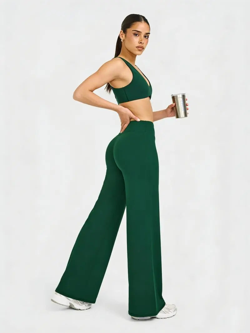 Straight Leg Bottoms Casual Pants