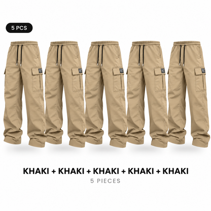 🎃 LAST DAY! 🔥 TikTok Best-Seller Men's Solid-Color Cargo Pants — Loose Fit, Casual Style! 10-PACK ONLY $29!