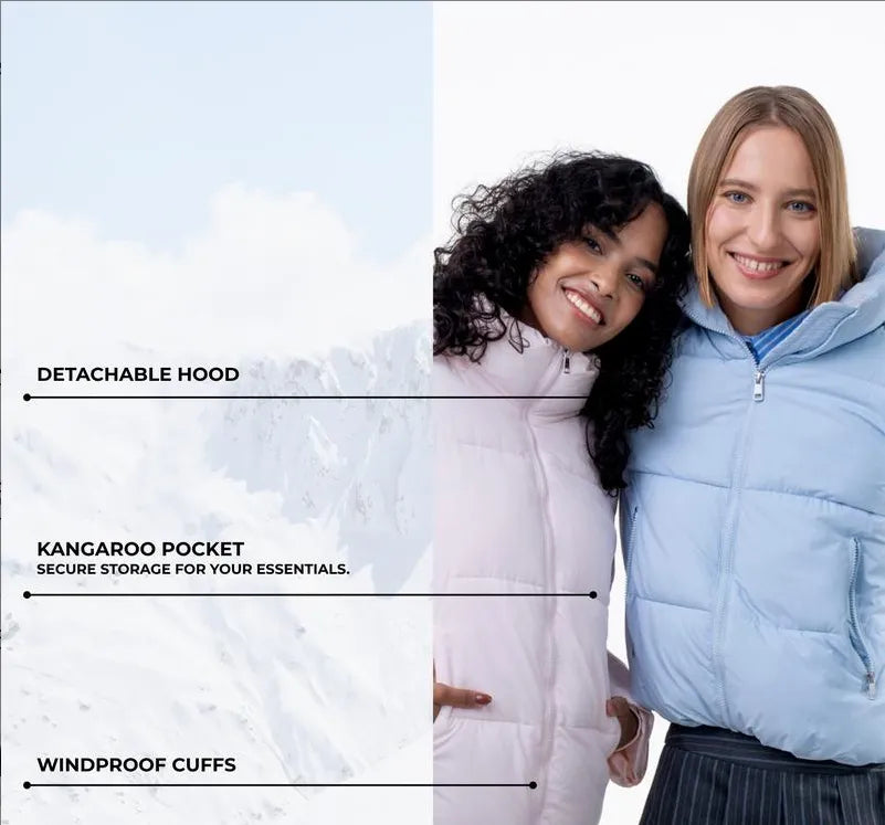 Womenswear Winter Comfort Minimalist Puffer Jackets