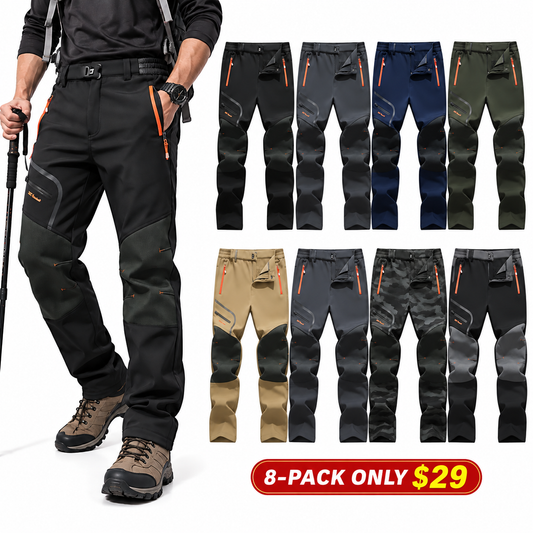 🎃 Halloween Blowout Sale – LAST DAY! 🔥 8-PACK ONLY $29 | Fleece-Lined Waterproof Thermal Pants – Stay Warm All Winter!