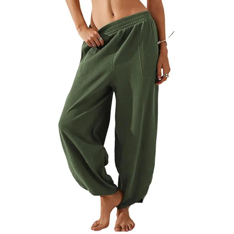 🔥8- PACK Women's Harem Barrel Pants