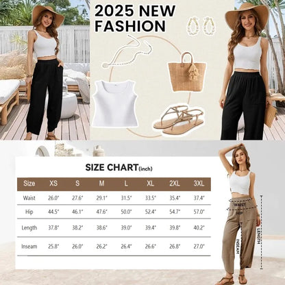 🔥8- PACK Women's Harem Barrel Pants