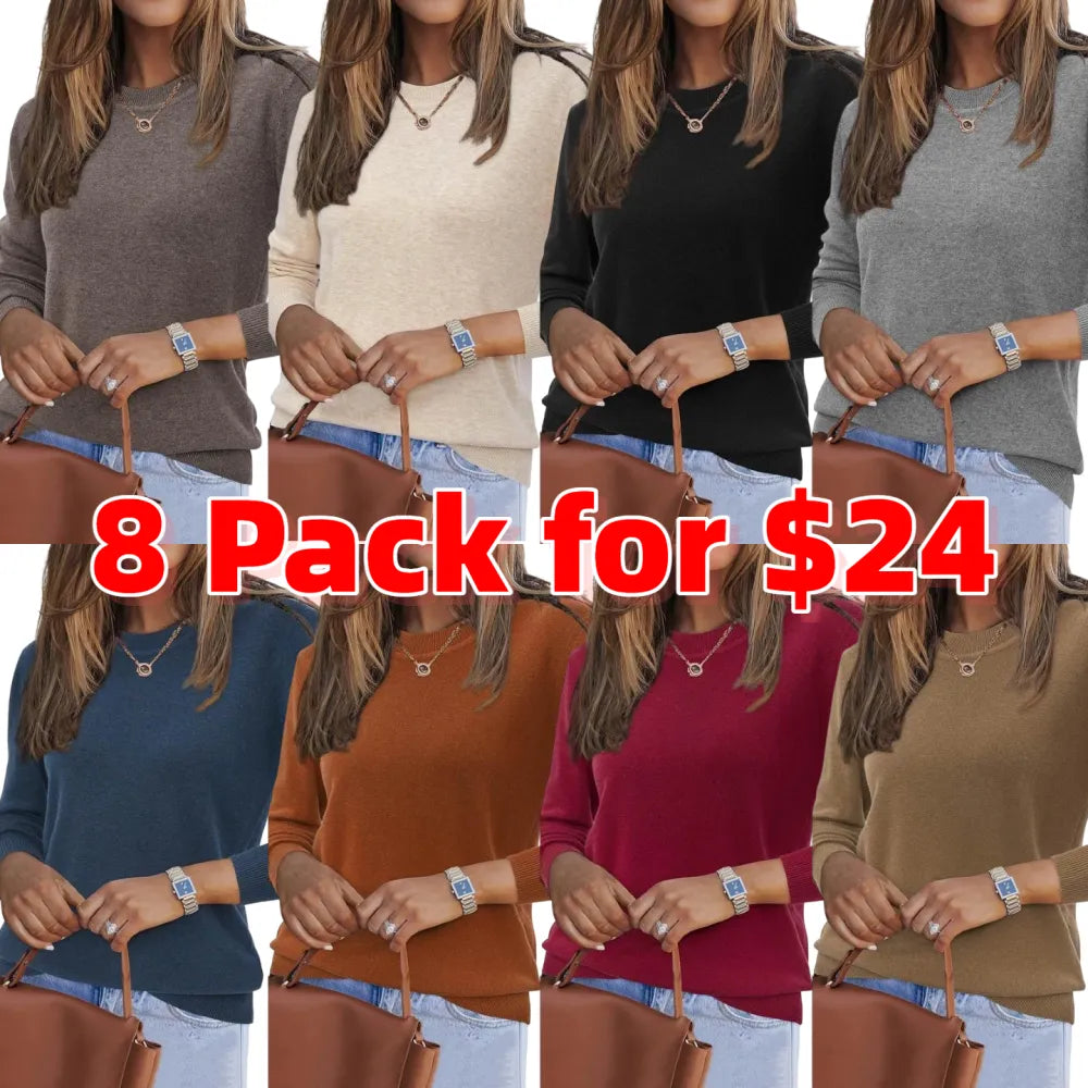 Women Fashion Wool Blend Sweater