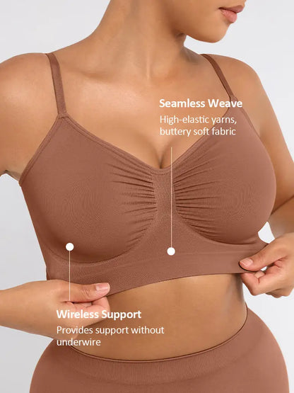 Women's Wireless Sculpt Bra Basic Comfortable Fit Womenswear Everyday Up to 44DD