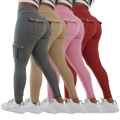 Women's Butt Lifting Leggings with Flap Pockets