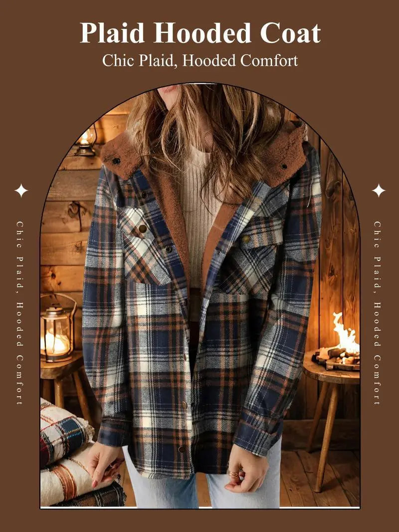 Women's plaid jacket