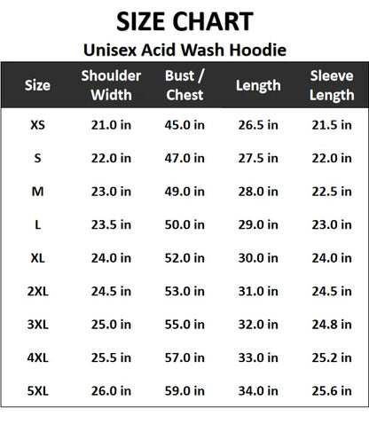 Women's Oversized Acid Wash Cotton Hoodie