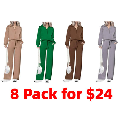 Women's Casual 2-Piece Sweatsuit Set