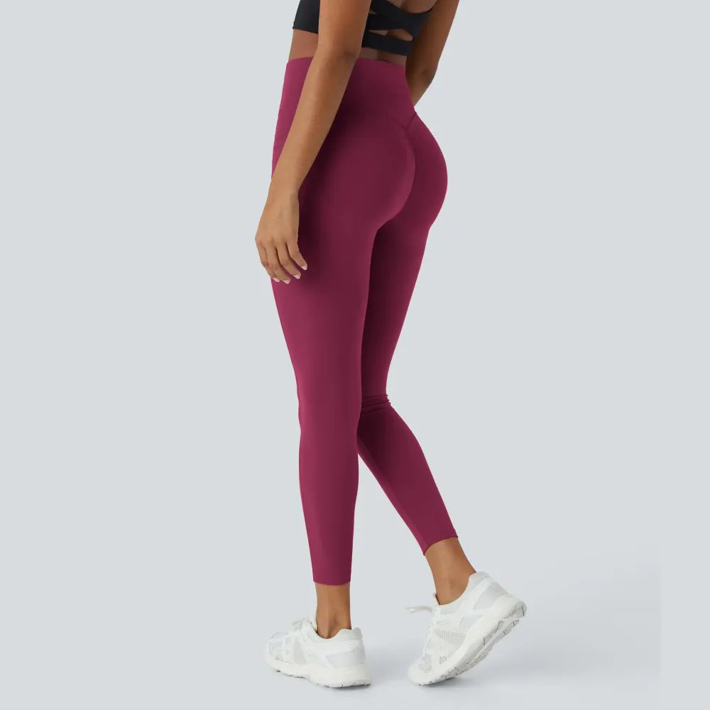 High Waisted Scrunch Butt Lifting Tummy Control Pocket Shaping Training Leggings