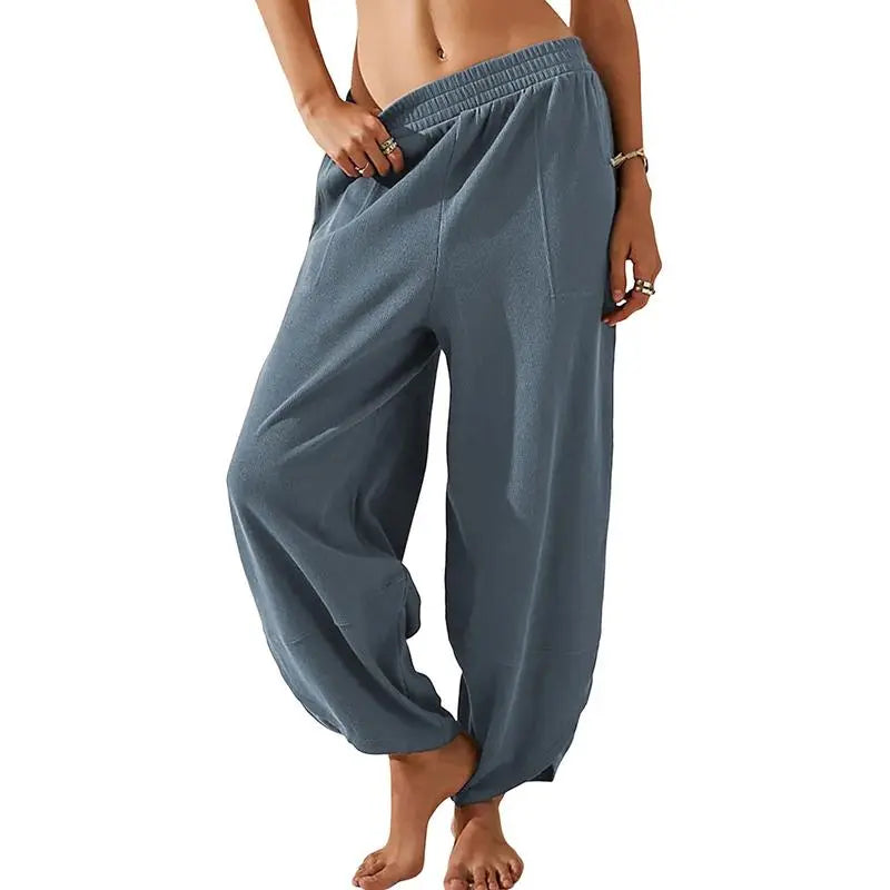 🔥8- PACK Women's Harem Barrel Pants