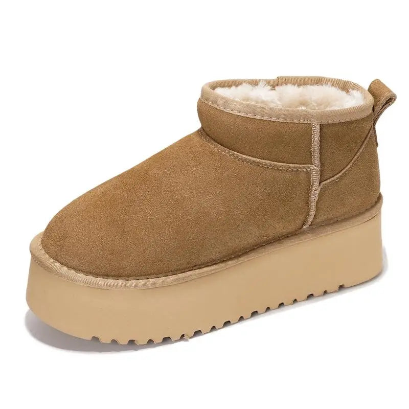 Women Lightweight Memory Foam Fuzzy Boots