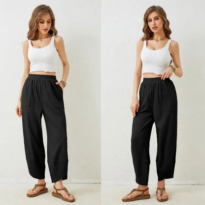 🔥8- PACK Women's Harem Barrel Pants