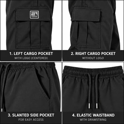 🎃 LAST DAY! 🔥 TikTok Best-Seller Men's Solid-Color Cargo Pants — Loose Fit, Casual Style! 10-PACK ONLY $29!
