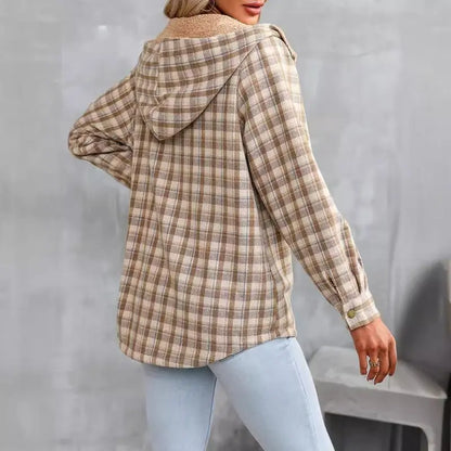 Women's plaid jacket