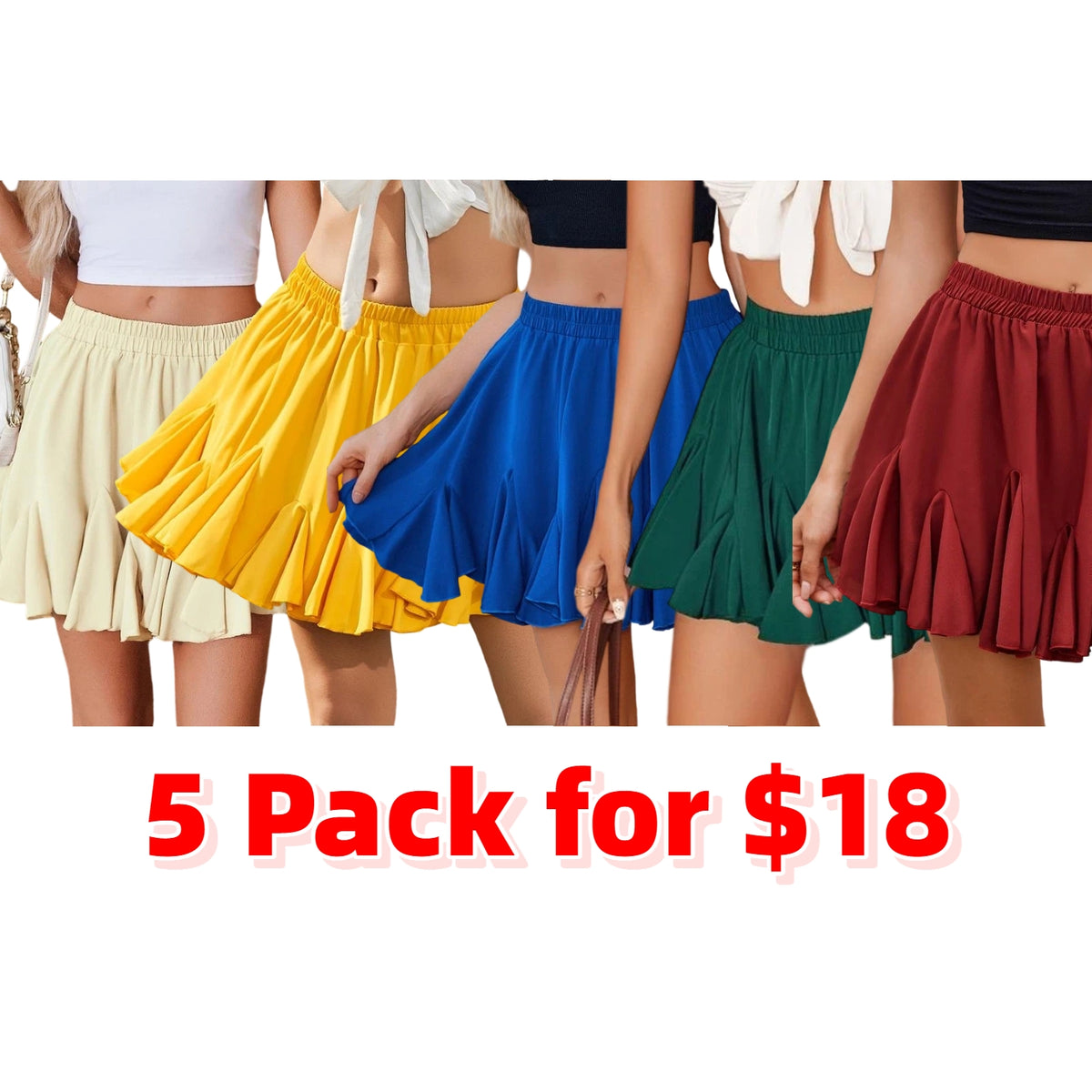 Women's Pleated Skater Skirt
