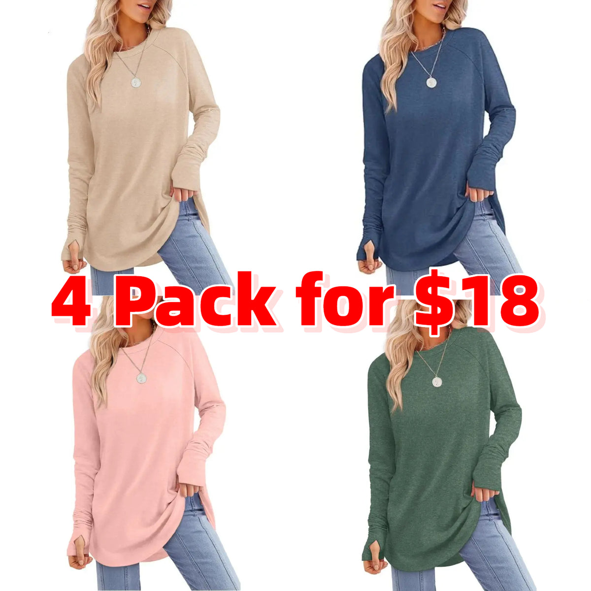 Long Sleeve Thumb Hole Shirts