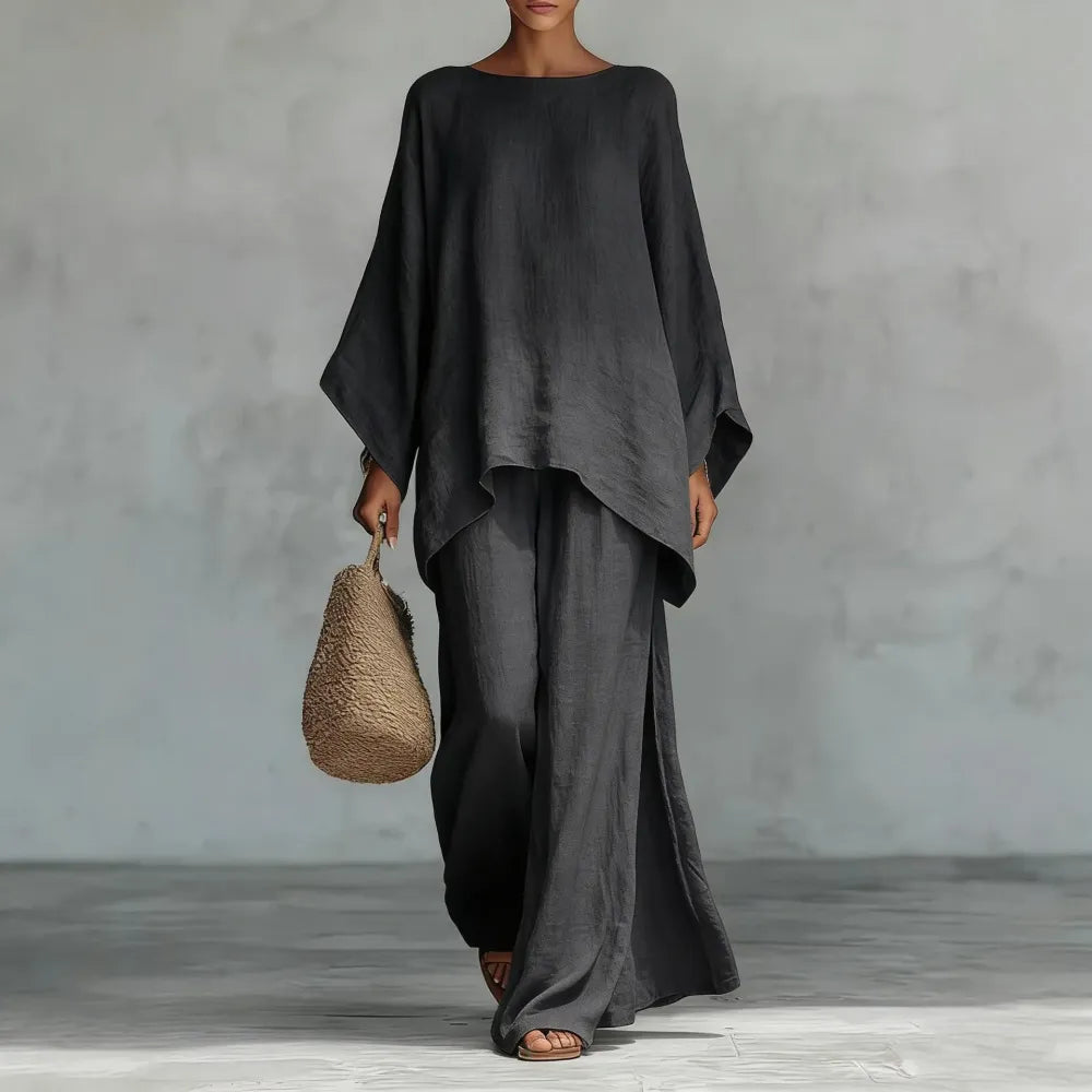Boho Linen Two Piece Set