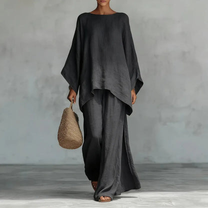 Boho Linen Two Piece Set