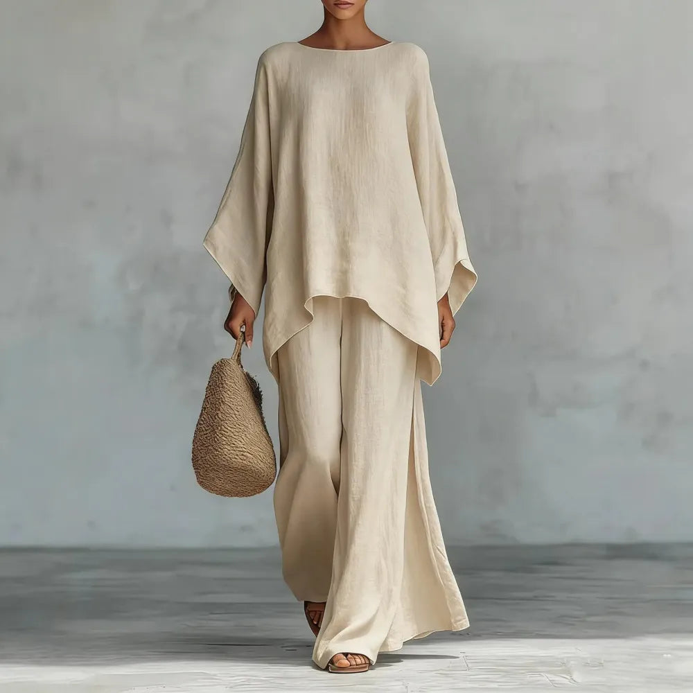 Boho Linen Two Piece Set