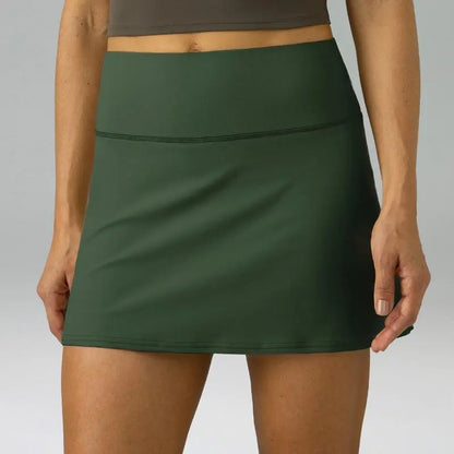 Women's High Waisted Tennis Skirts Built-in Shorts with Pockets Golf Skorts Activewear Outdoor