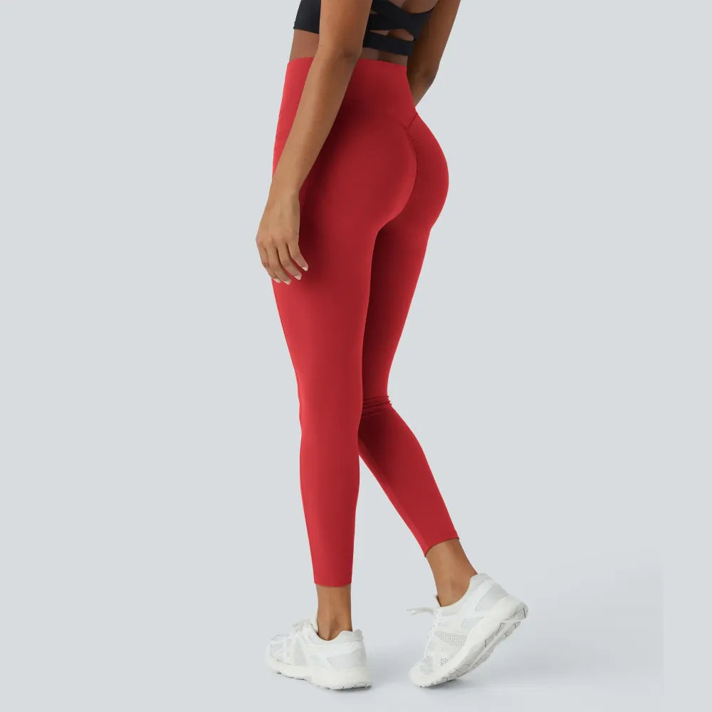 High Waisted Scrunch Butt Lifting Tummy Control Pocket Shaping Training Leggings