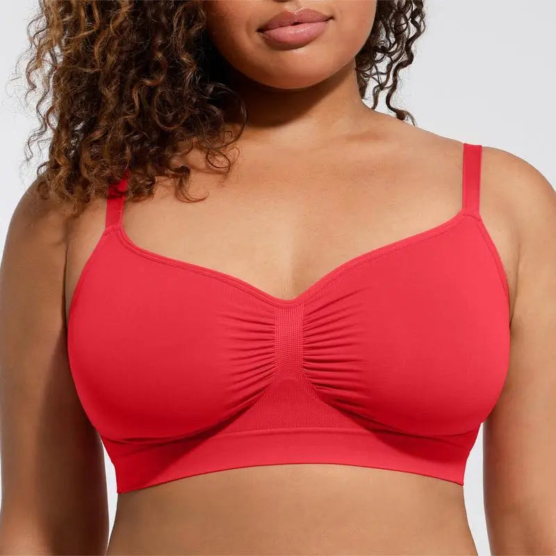 Women's Wireless Sculpt Bra Basic Comfortable Fit Womenswear Everyday Up to 44DD
