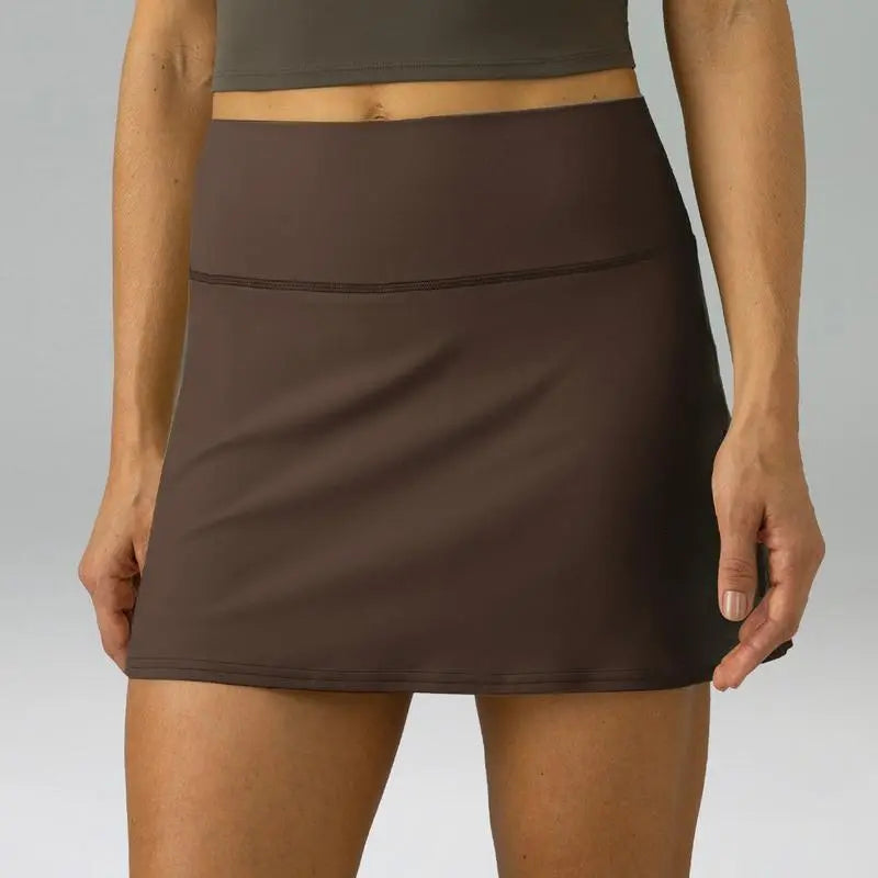Women's High Waisted Tennis Skirts Built-in Shorts with Pockets Golf Skorts Activewear Outdoor