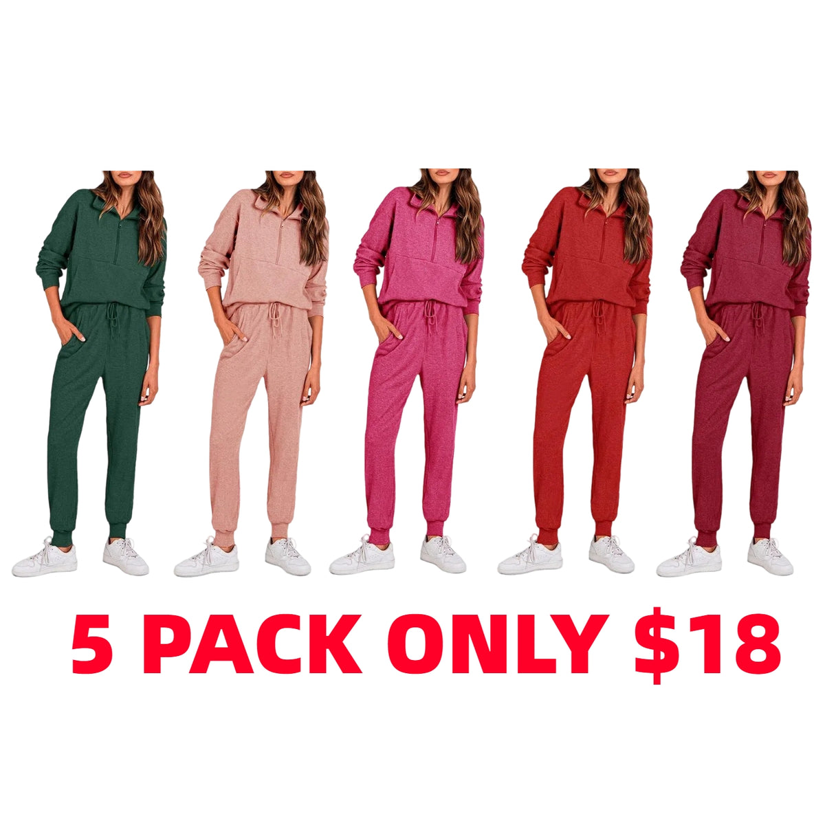 Women's 2-Piece Sweatsuits Set