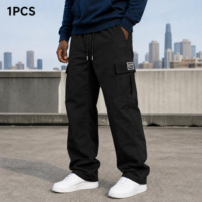 🎃 LAST DAY! 🔥 TikTok Best-Seller Men's Solid-Color Cargo Pants — Loose Fit, Casual Style! 10-PACK ONLY $29!