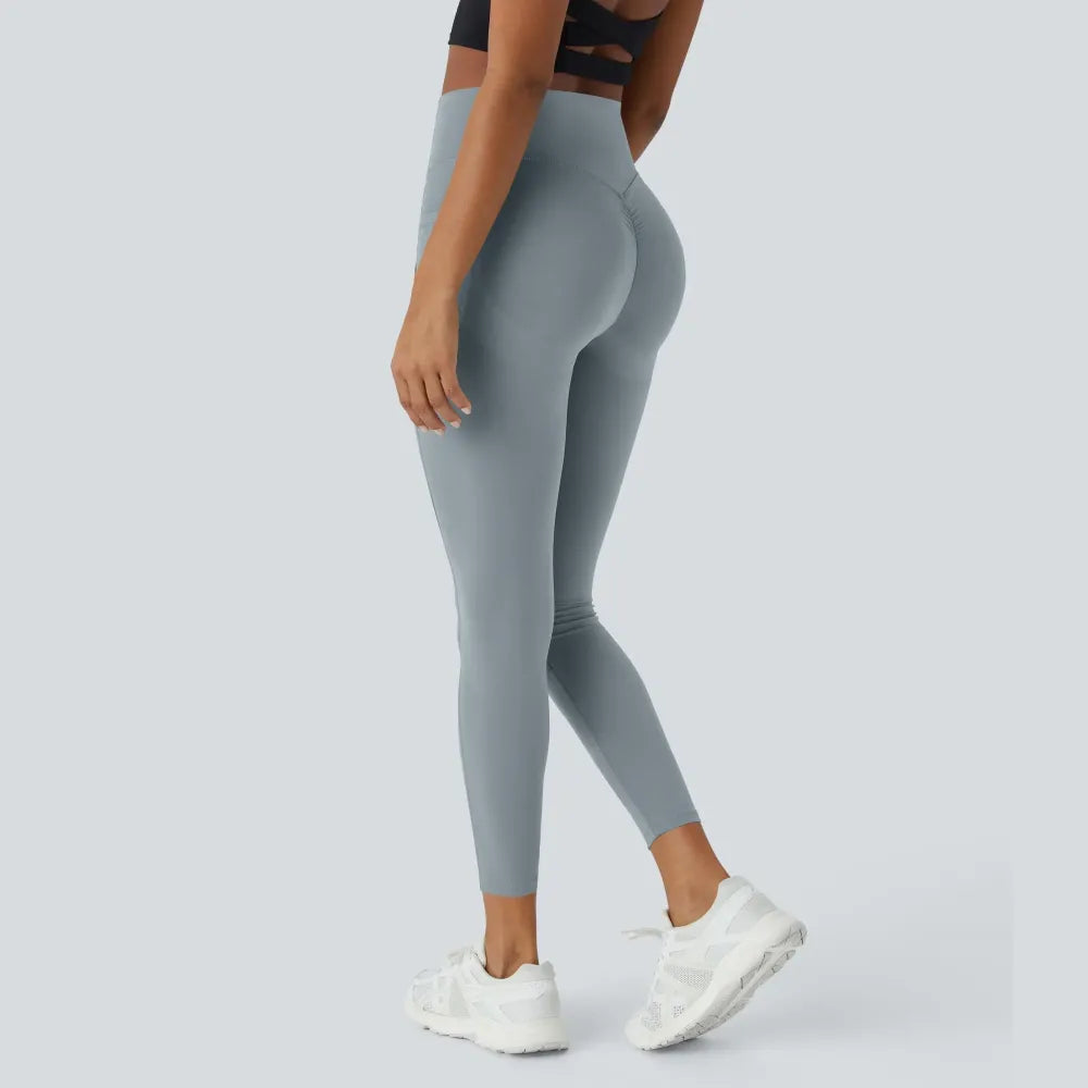 High Waisted Scrunch Butt Lifting Tummy Control Pocket Shaping Training Leggings