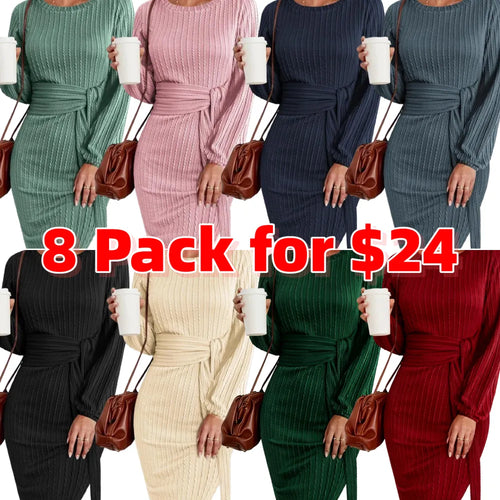 Women's Elegant Knit Dress