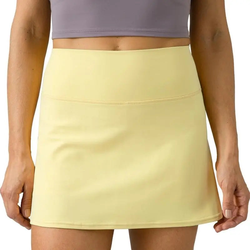 Women's High Waisted Tennis Skirts Built-in Shorts with Pockets Golf Skorts Activewear Outdoor