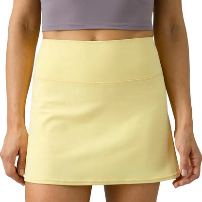 Women's High Waisted Tennis Skirts Built-in Shorts with Pockets Golf Skorts Activewear Outdoor