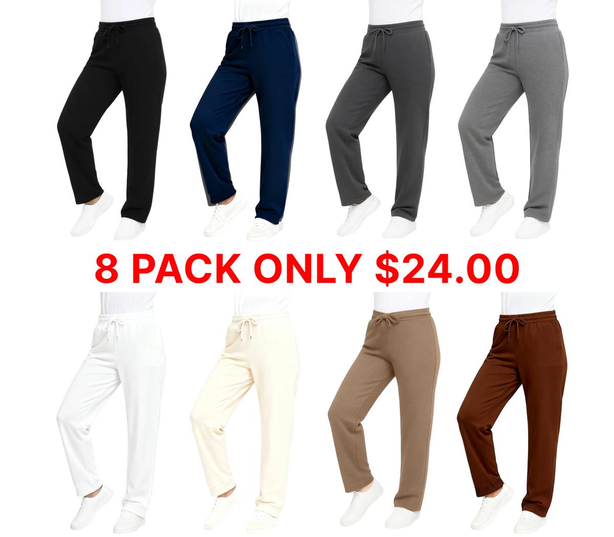 Women's 4-Pack Sweatpants