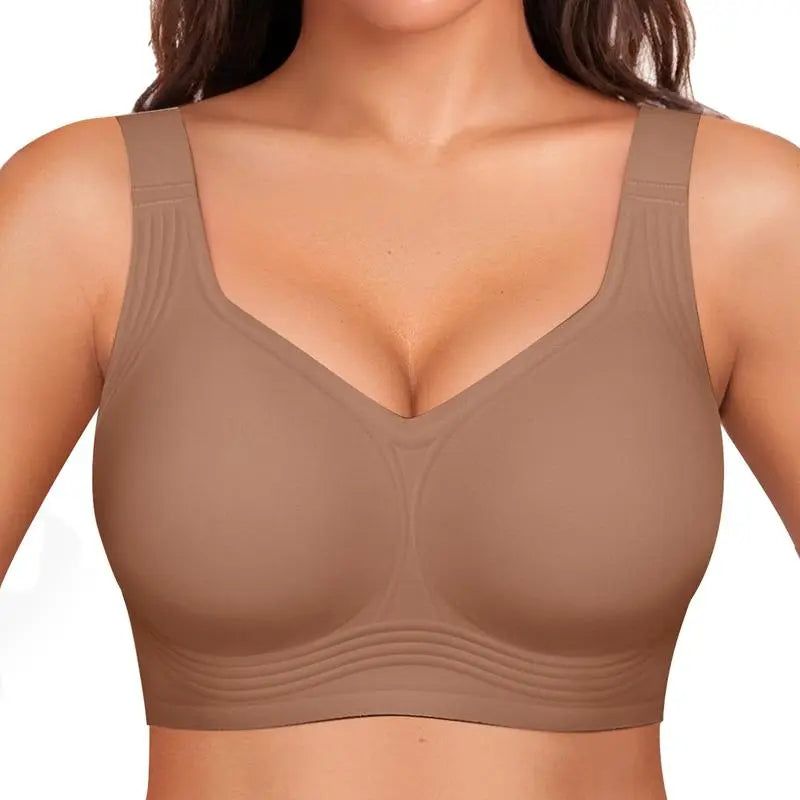 Women Wirefree Bras for Women Full Coverage No Underwire Everyday Bras Comfortable Wireless Padded Bras