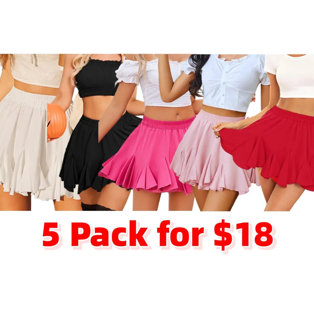 Women's Pleated Skater Skirt