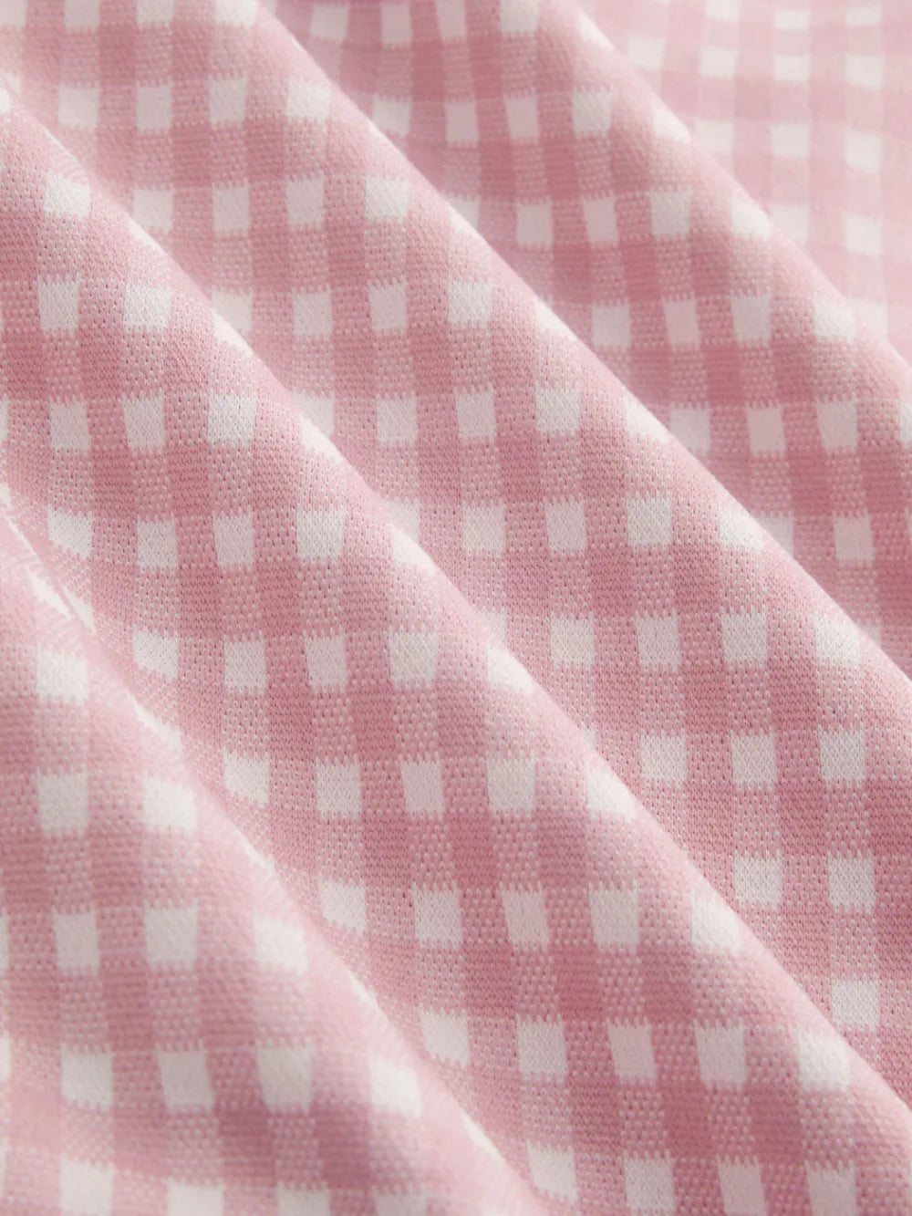 Boat Neck Gingham Bowknot Ruched Long Sleeve Top