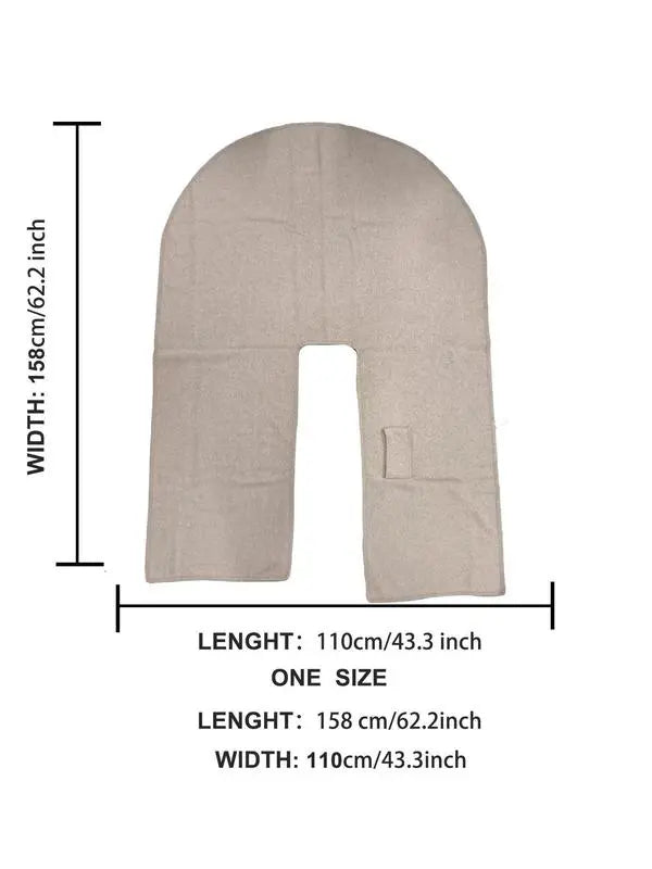 Women's Solid Color Cape Shawl