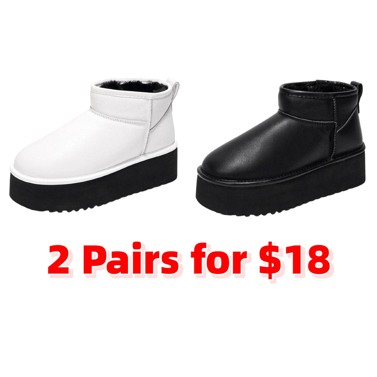 Women Lightweight Memory Foam Fuzzy Boots