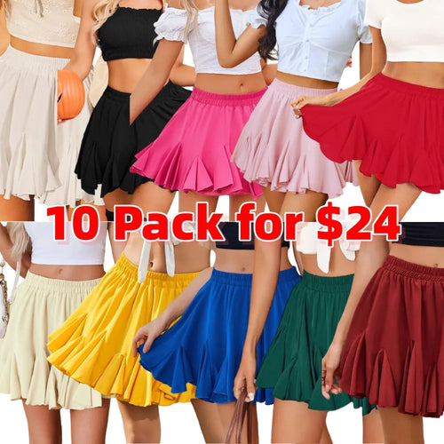 Women's Pleated Skater Skirt