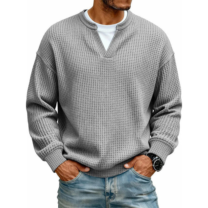 🎃 HALLOWEEN LAST DAY SALE 👻 10-Pack for Only $26.99 | Men's Layered Waffle Knit Thermal Pullovers