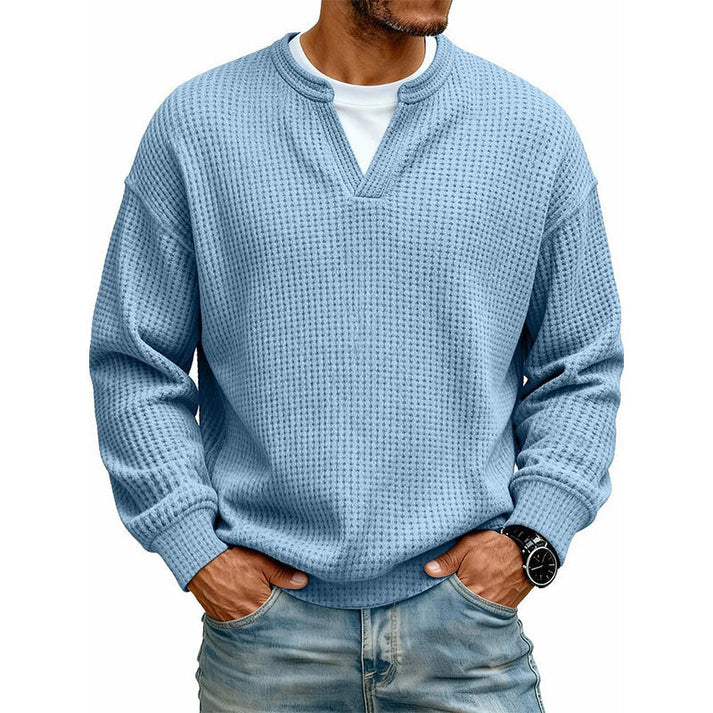 🎃 HALLOWEEN LAST DAY SALE 👻 10-Pack for Only $26.99 | Men's Layered Waffle Knit Thermal Pullovers