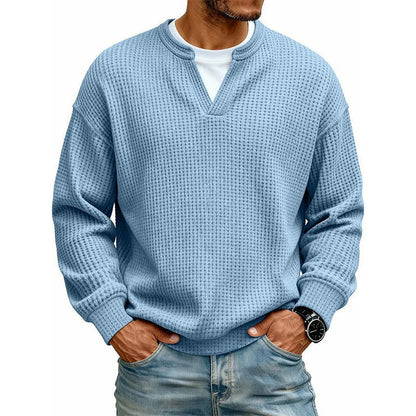 🎃 HALLOWEEN LAST DAY SALE 👻 10-Pack for Only $26.99 | Men's Layered Waffle Knit Thermal Pullovers