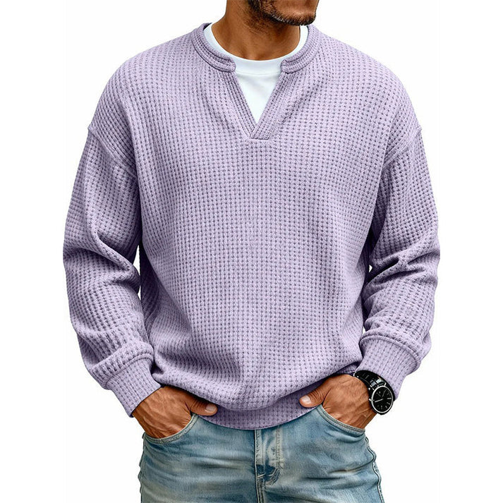 🎃 HALLOWEEN LAST DAY SALE 👻 10-Pack for Only $26.99 | Men's Layered Waffle Knit Thermal Pullovers