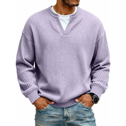 🎃 HALLOWEEN LAST DAY SALE 👻 10-Pack for Only $26.99 | Men's Layered Waffle Knit Thermal Pullovers