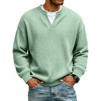 🎃 HALLOWEEN LAST DAY SALE 👻 10-Pack for Only $26.99 | Men's Layered Waffle Knit Thermal Pullovers